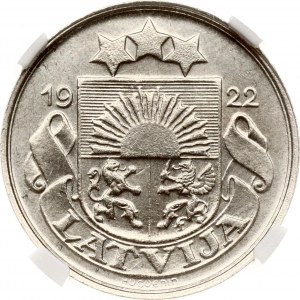 Latvia 20 Santimu 1922 NGC MS 64
