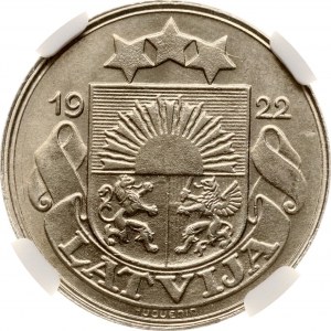 Latvia 50 Santimu 1922 NGC MS 65 TOP POP