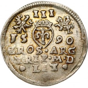Lithuania Trojak 1590 Chalecki D.REX (R2)