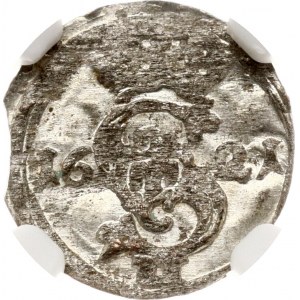Lithuania Dwudenar 1621 Vilnius (R) NGC MS 64