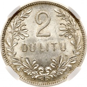 Lithuania 2 Litu 1925 NGC MS 61