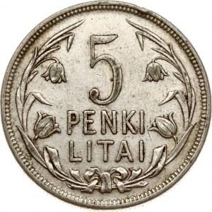 Lithuania 5 Litai 1925