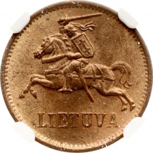 Lithuania 2 Centai 1936 NGC MS 64 RB
