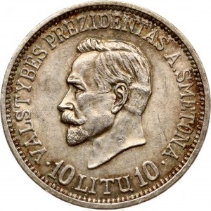 Lithuania 10 Litu 1938 Smetona