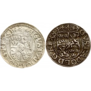 Livland Riga Poltorak 1622 &amp; 1623 Lot von 2 Münzen