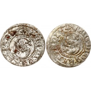 Pologne Szelag 1620 Riga Lot de 2 pièces
