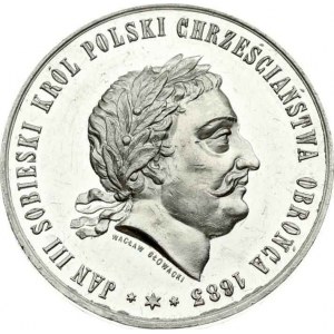 Pologne Médaille 1883 Jan III Sobieski