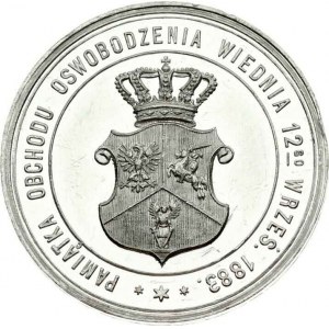 Pologne Médaille 1883 Jan III Sobieski