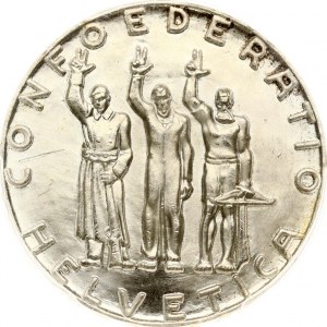 Schweiz 5 Franken ND (1941) B Jahrestag der Eidgenossenschaft PCGS MS 65