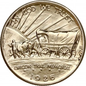 USA 1/2 Dollaro 1926 Oregon Trail Memorial