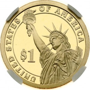 USA 1 Dollar 2008 James Monroe NGC PF 70 ULTRA CAMEO TOP POP