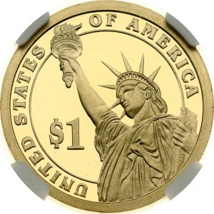 USA 1 Dollar 2008 John Quincy Adams NGC PF 70 ULTRA CAMEO TOP POP
