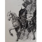Zbigniew Czop, Ucieczka z Edo / Miedzioryt / 2002