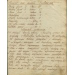A manuscript cookbook from the 19th century [cakes, spirits, liqueurs].