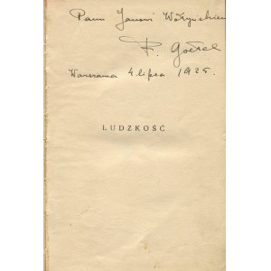 GOETEL Ferdinand - Humanity. Two short stories [1925] [AUTOGRAPH AND DEDICATION].