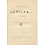 GOETEL Ferdinand - Humanity. Two short stories [1925] [AUTOGRAPH AND DEDICATION].