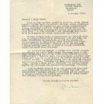 Set of 6 letters to Mark Hlaska [1957-1958].