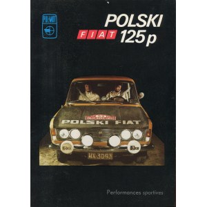 Polski Fiat 125p. Performances sportives. Folder reklamowy [lata 70.]