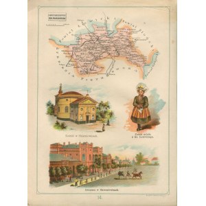 [mapa] BAZEWICZ Józef Michał - Powiat skierniewicki gub. warszawskiej [1907]