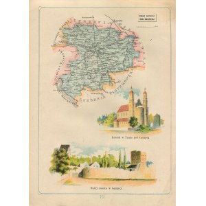 [Map] BAZEWICZ Jozef Michal - Łęczycki district of Kalisz gub. [1907].