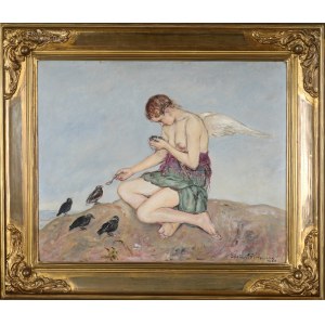 Wlastimil HOFMAN (1881-1970), Anioł karmiący kawki (1921)