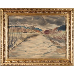 Rafał MALCZEWSKI (1892-1965), Przedwiośnie w Tatrach (widok na Giewont)