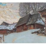 Abraham NEUMANN (1873-1942), Zima w wiosce