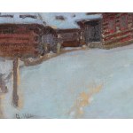 Abraham NEUMANN (1873-1942), Zima w wiosce