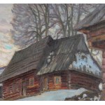 Abraham NEUMANN (1873-1942), Zima w wiosce