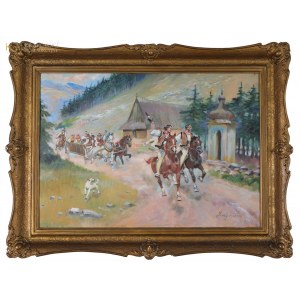 Jerzy KOSSAK (1886-1955), Wesele góralskie (1942)