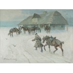 Roman BREITENWALD (1911-1985), Przed karczmą