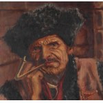 Eugeniusz BUJAŃSKI (1921-1991), Hucuł z fajką