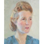 Stanisław KLIMOWSKI (1891-1982), Blondynka z papierosem (1947)