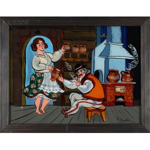 Zdzisław WALCZAK (1926-2001), Z życia Podhala (1984)