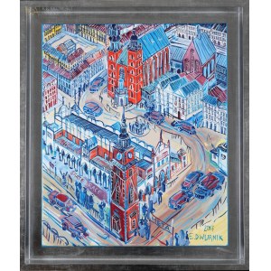 Edward DWURNIK (1943-2018), Kraków (2017) z cyklu Podróże autostopem