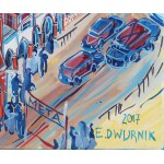 Edward DWURNIK (1943-2018), Kraków (2017) z cyklu Podróże autostopem