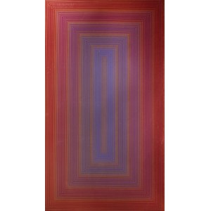 Richard ANUSZKIEWICZ (1930-2020), Red to Blue Portal (1977)