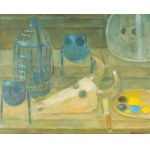 Kiejstut BEREŹNICKI (ur. 1935), Martwa natura z maskami (2002?)