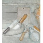 Kiejstut BEREŹNICKI (ur. 1935), Martwa natura z pędzlami (1996)