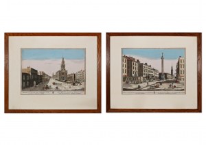 BALTHASAR FRIEDRICH LEIZEL (Germany / German 1727 - 1802) - Two views of London
