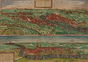 FRANZ HOGENBERG (Flanders / Flemish / German 1535 - 1590) - Praga / Egra