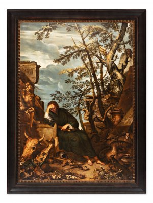 SALVATOR ROSA - CIRCUIT (Italy / Italian) - Democritus in meditation