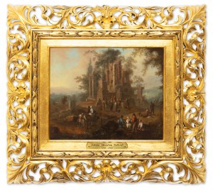 JOHANN CHRISTIAN VOLLERDT (Germany / German 1708 - 1769) - At the ruins