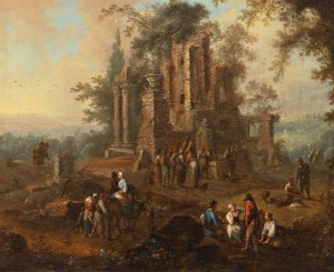 JOHANN CHRISTIAN VOLLERDT (Germany / German 1708 - 1769) - At the ruins