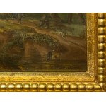 MATHYS SCHOEVAERDTS - FOLLOWER (Fiandre / Fiammingo / Belga) - Paesaggio con personale figurato