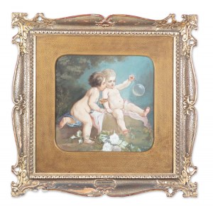 JOSEF MATEJ NAVRATIL (Czech 1798 - 1865) - Gra w bańkę mydlaną