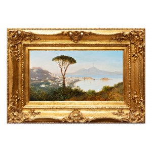 ALBERT ZIMMERMANN (Německo / German 1808 - 1888) - Neapolský záliv (Golfo di Napoli)
