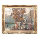 FERDINAND ENGELMULLER (Czech / Bohemian 1867 - 1924) - Autumn park