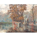 FERDINAND ENGELMULLER (Czech / Bohemian 1867 - 1924) - Autumn park