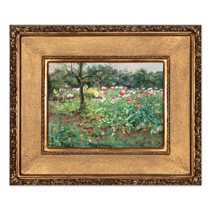 VILEM TRSEK (Czech / Bohemian 1862 - 1937) - Blooming garden